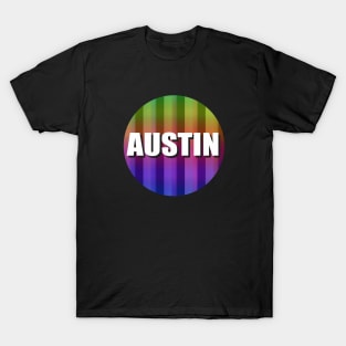 Austin Texas Rainbow T-Shirt